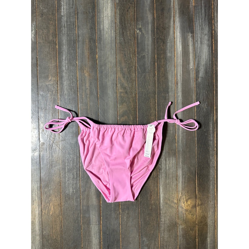 Victorias Secret PINK Side Tie Bikini Bottom Pink Ruched Swim